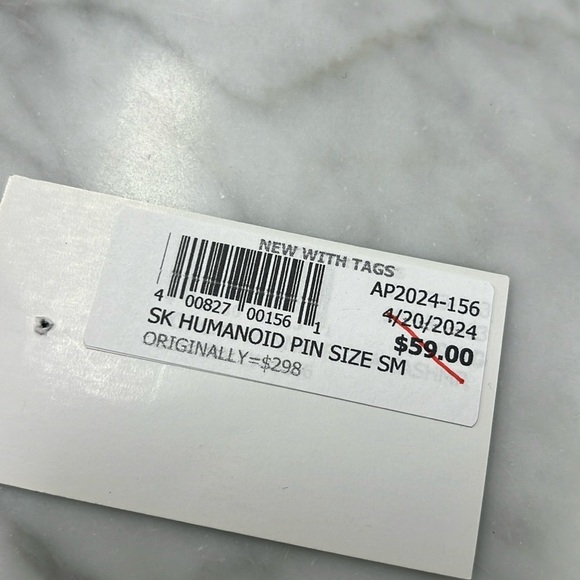 Humanoid Mauve Faux Wrap Skirt Size SM - Picture 8 of 8